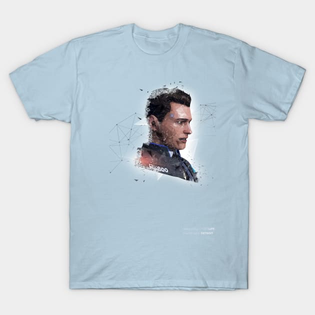 Low Poly Connor T-Shirt by bansheeinspace